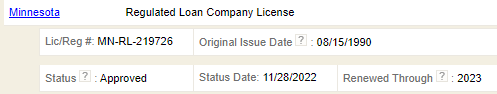 MN License